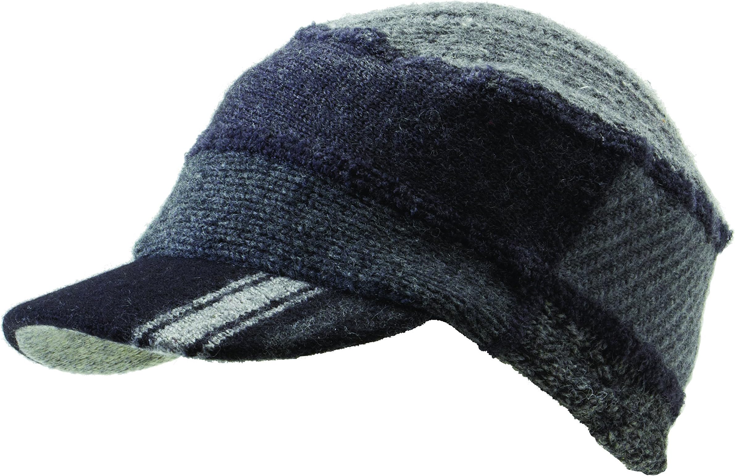 Xob Knit/Cap Upcycled Wool Sweaters Winter Cap by Icebox Knitting