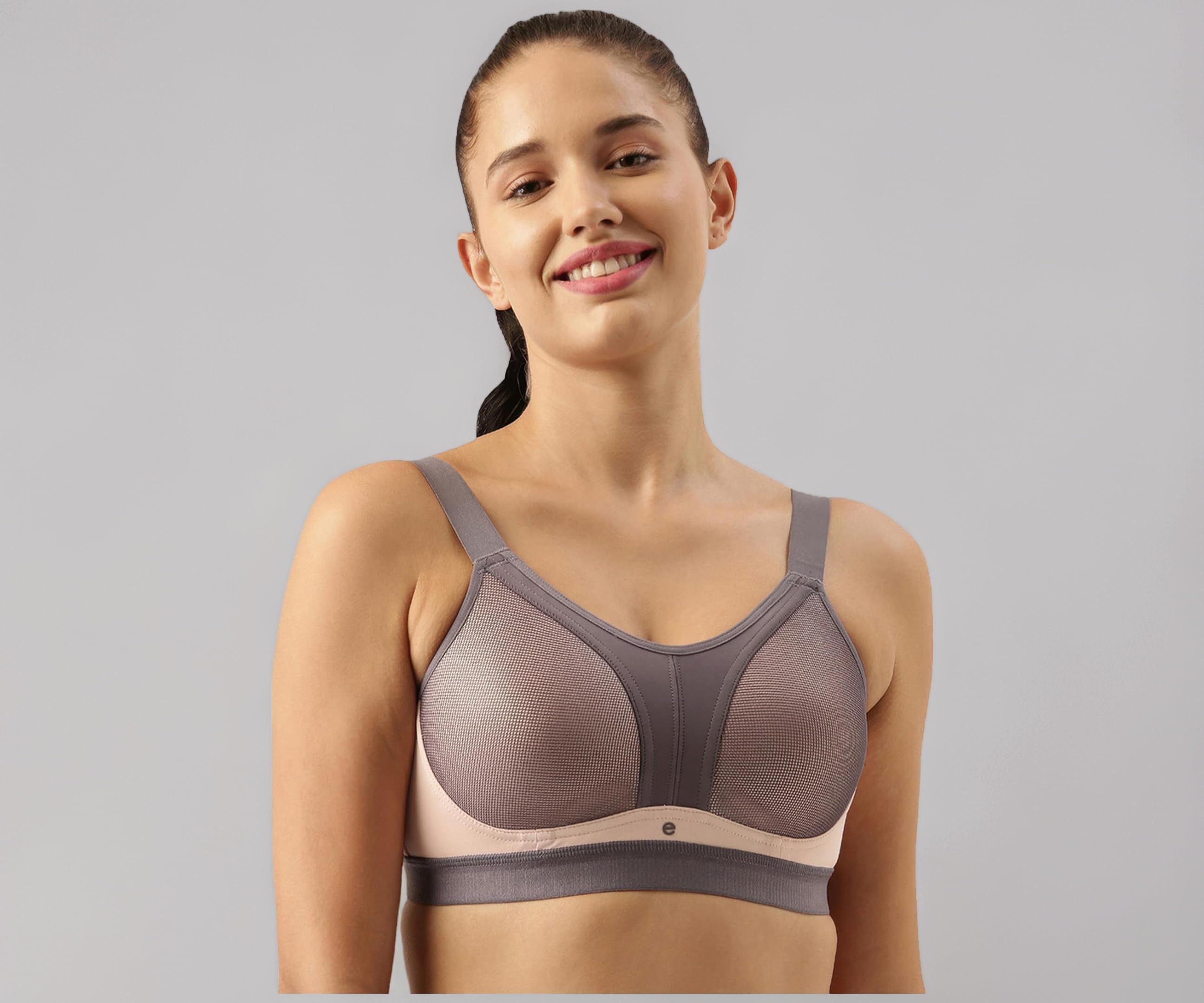 Enamor Innovations Y-Panel Bounce Control, Agion Scent Protect, Women's Sports Bra - High-Impact, Padded, Wirefree, Full Coverage - SB25