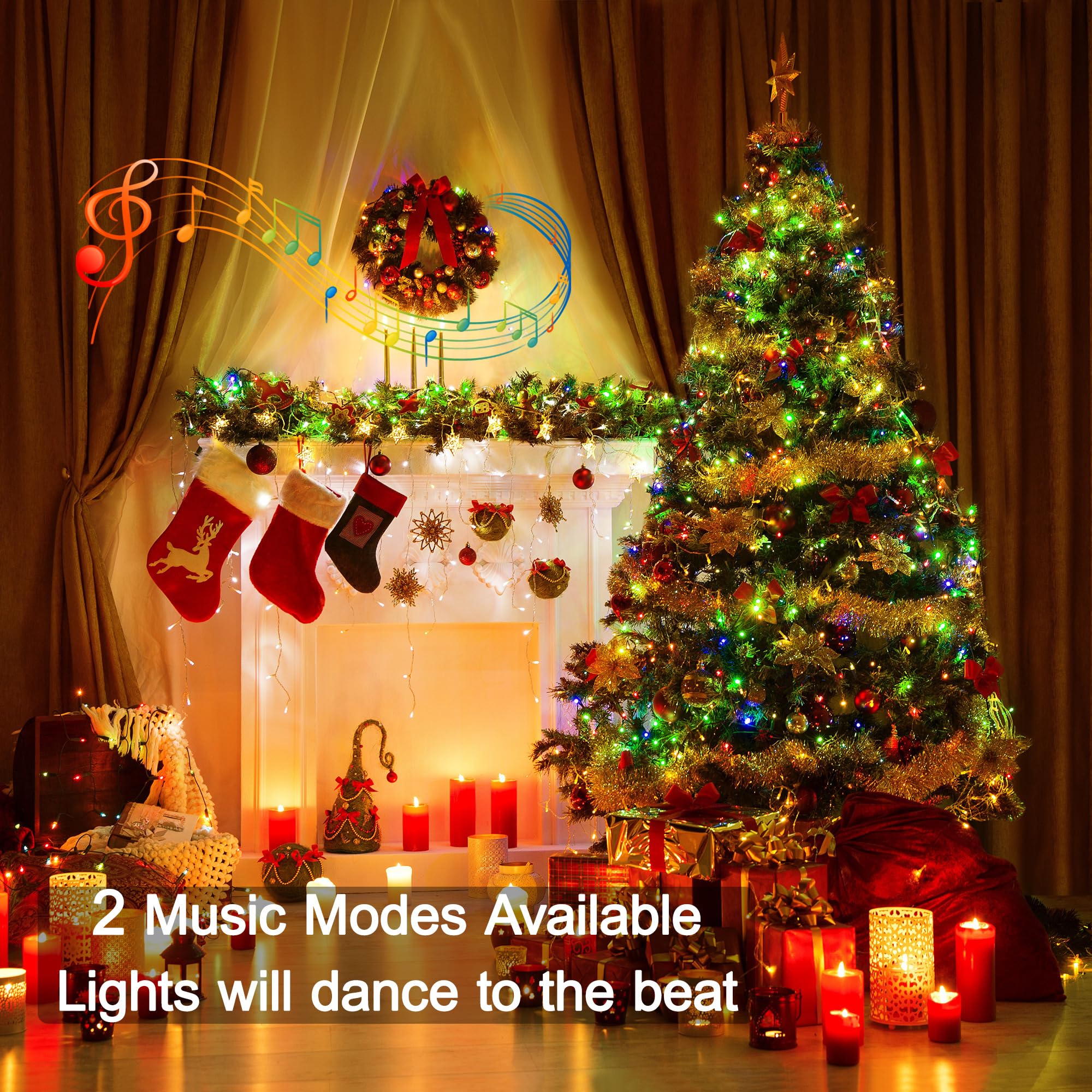 レア！ チップとデール LEDライト Happy Holidays Amazon.com: Brizled RGB Christmas Lights, 66ft 200 LED Color
