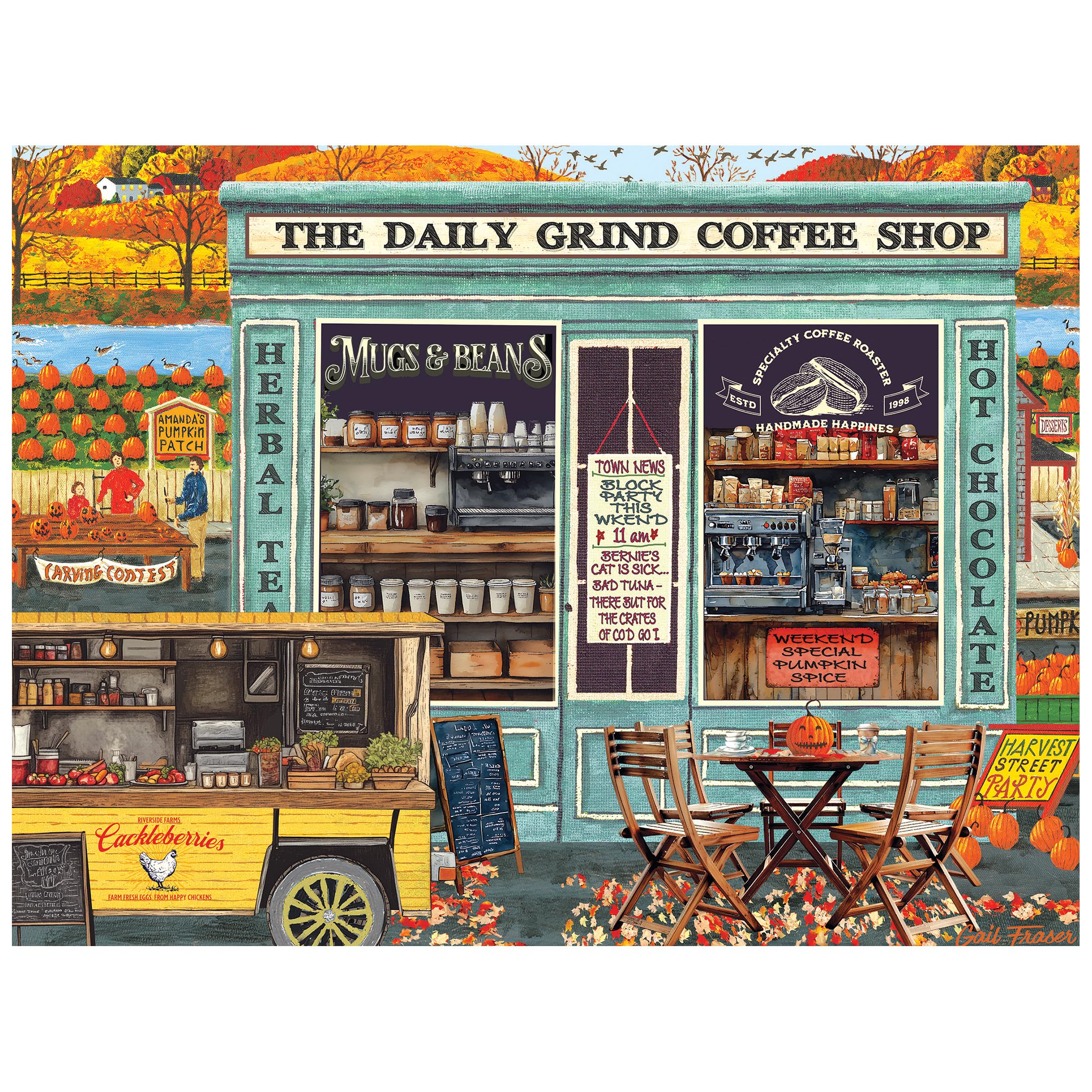Amazon.com: RoseArt - Kodak Premium - The Daily Grind Coffee Shop