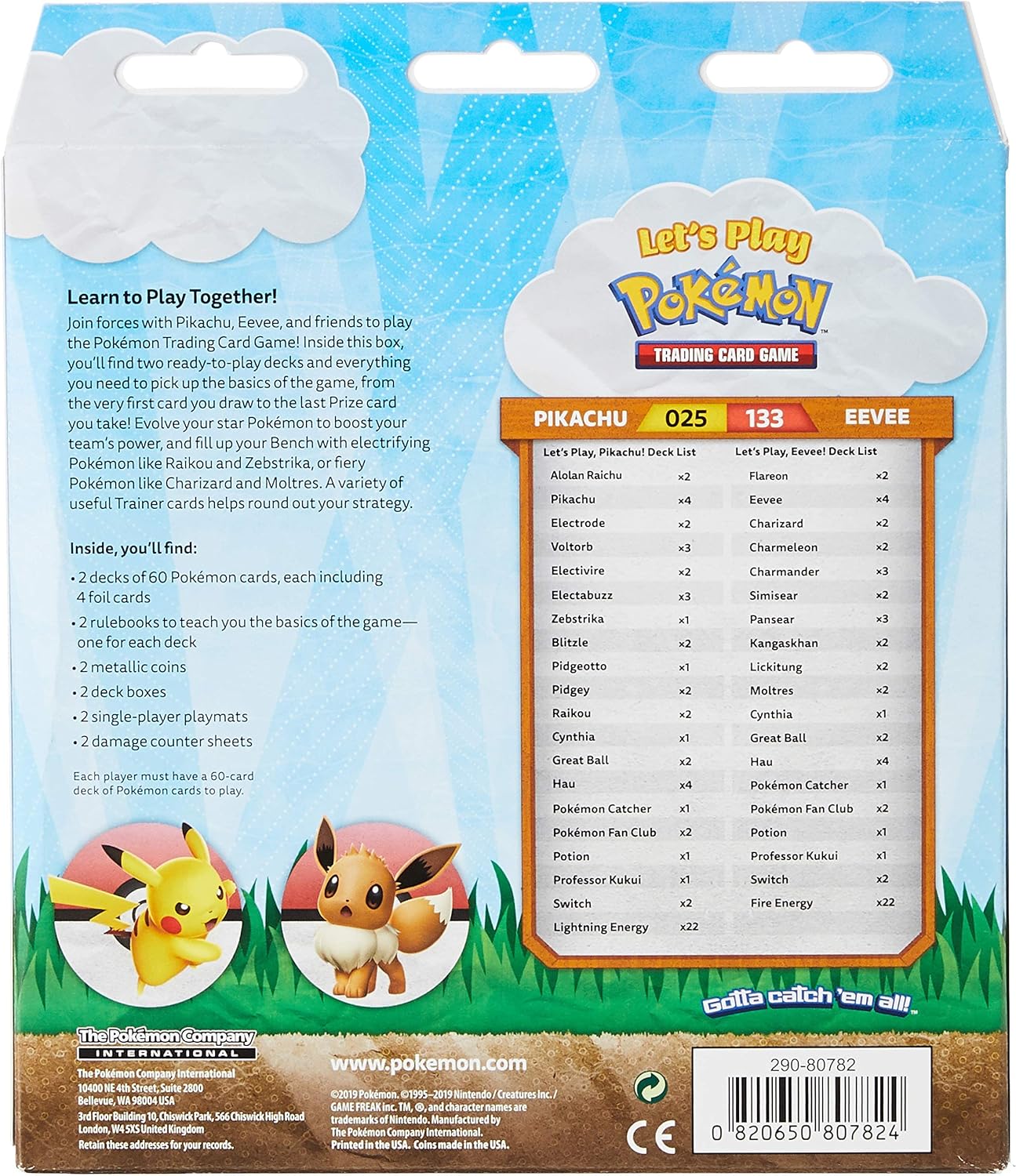 Pokemon Let's Play Pokémon TCG Box, Multi (290-80782)