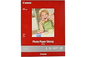 Canon Glossy Photo Paper 8.5 x 11, 100 Sheets