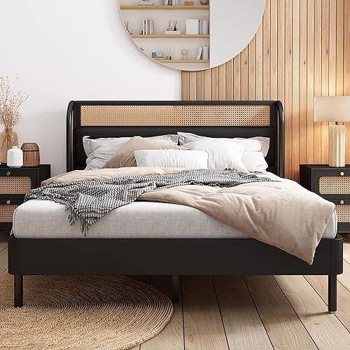 Miniatura 4 de Merax Modern Rustic Bedroom Set- Wood Bedroom Dresser with 3 Drawers,Wide Chest for Closet, Clothes, Kids, Baby, TV Stand Black