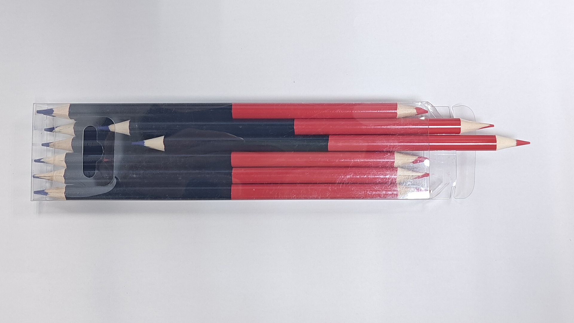 Ncheli 12 pz Matita Rossa e Blu,Doppia testa scuola disegno matita Matite colorate a doppia estremità per Disegno Colorazione Carta, Marcatura, Forniture di Notazione Test