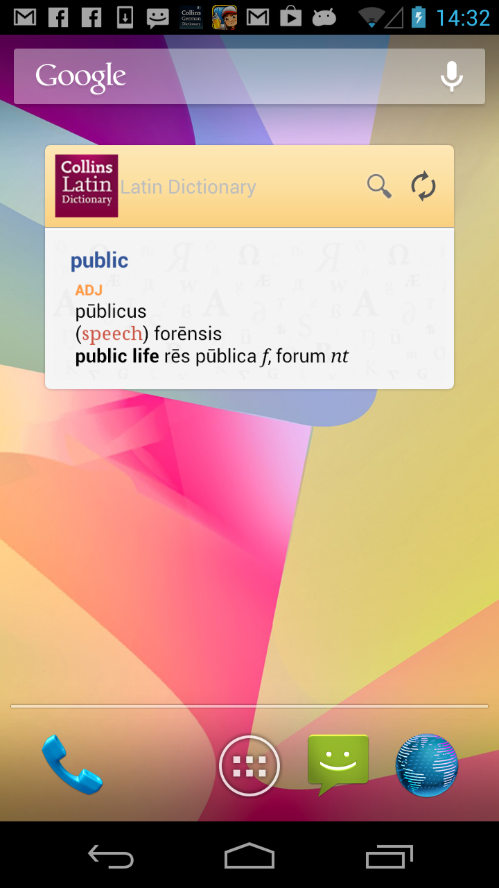 Collins Latin for Android