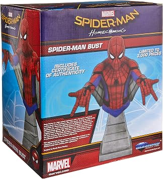 ألعاب DIAMOND SELECT TOYS Marvel Spider-Man Homecoming: Spider-Man (Web Glider Version) Resin Figure Bust
