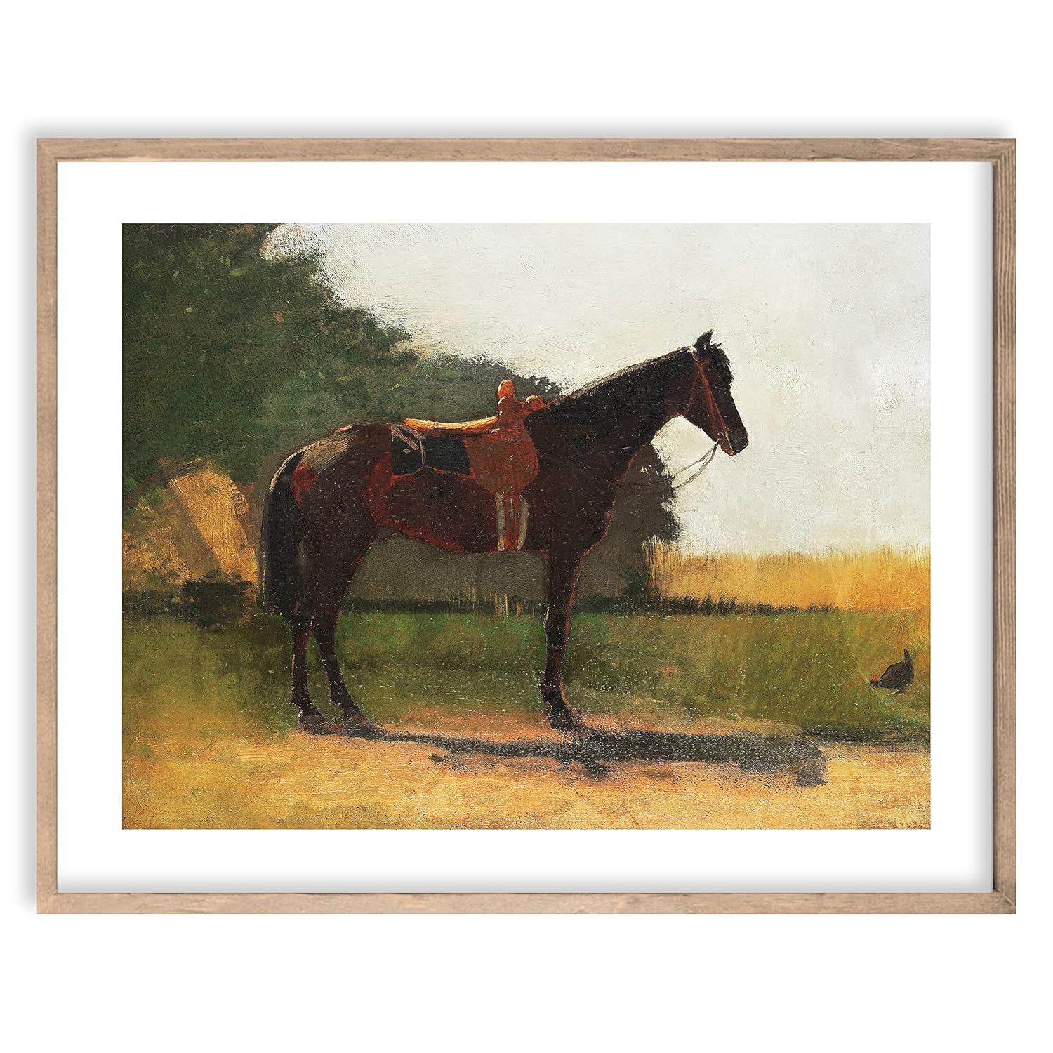 Equestrian Wall Decor Premium Giclee Vintage Horse Art