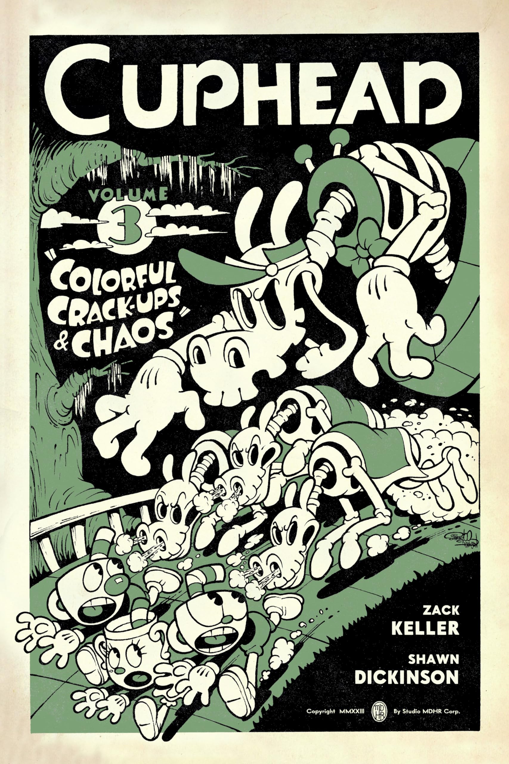 Dark Horse Books Cuphead Volume 3: Colorful Crack-Ups & Chaos Paperback – Big Book, 20 August 2024