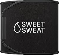 Vista 17 de Sports Research Sweet Sweat - Faja reductora de cintura (serie core), banda de fitness para mejorar el sudor para mujeres y hombres