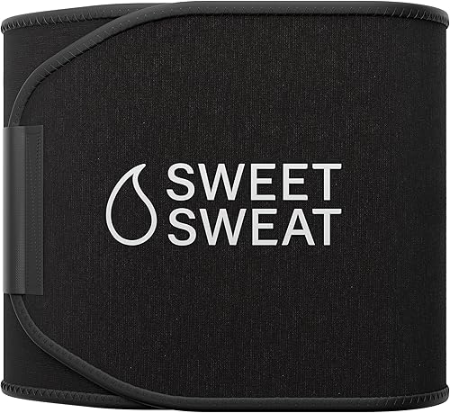 Vista 21 de Sports Research Sweet Sweat Waist Trimmer (Core Series) - Premium Sweat Enhancing Fitness Band for Women & Men