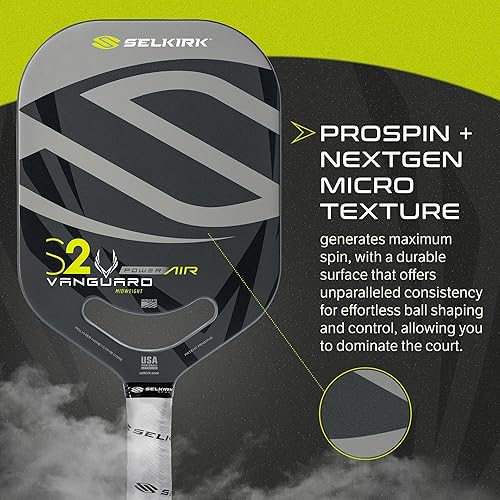 Miniatura 7 de Selkirk Sport Vanguard - Paleta de pickleball  Elige The Vanguard Power Air, Vanguard Pro o The Vanguard Control  Palas de pickleball de fibra de