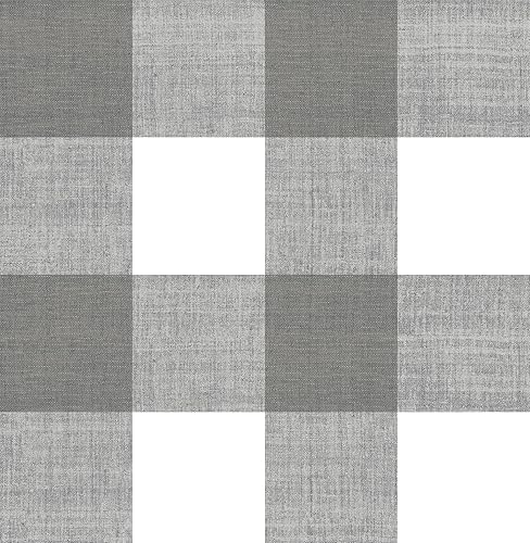 Scott Living Scott-ish - Papel tapiz autoadhesivo a cuadros, color gris