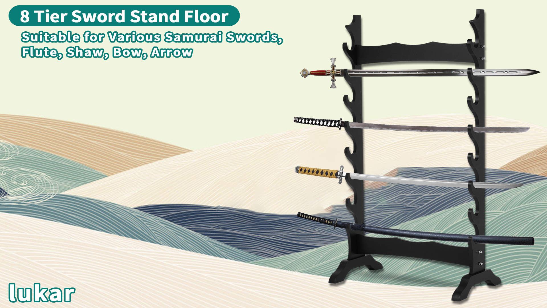 青貝貼太刀掛　刀架　時代物 青貝貼太刀掛 刀架 時代物 S4 M109584779 - 武具本当に 安い