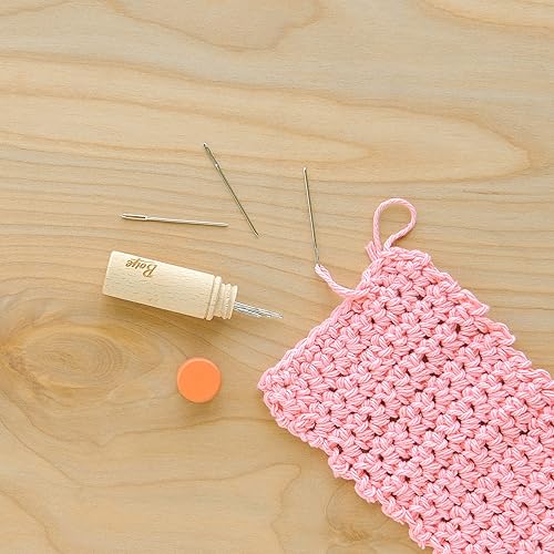 Miniatura 6 de Boye Contenedor de madera con tapa naranja, accesorio de ganchillo, tamaño 18, multicolor 7 (42-40040)