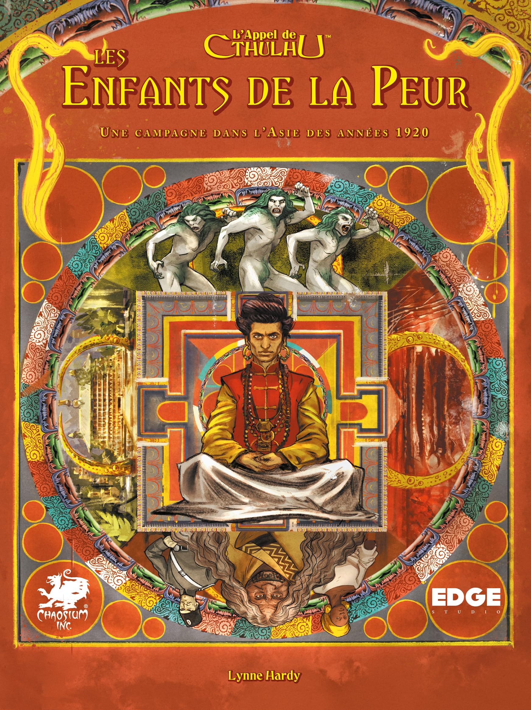 Asmodee - Der Anruf von Cthulhu – Erweiterung Die Kinder der Angst – Gesellschaftsspiel für Erwachsene & ab 14 Jahren – Ermittlungsspiele – Spielbuch – 1 bis 6 Spieler – französische Version – Edge