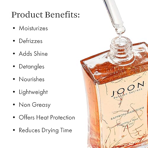 Miniatura 2 de Joon Azafrán Elixir para el cabello y aceite de rosa para el cabello 311 onzas líquidas