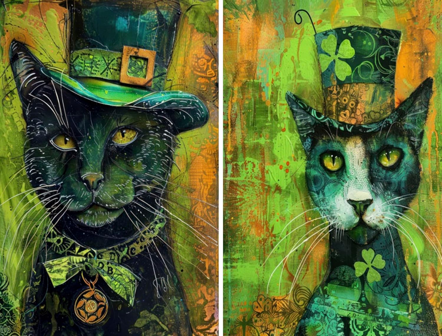 St. Patrick Rice Paper for Decoupage, 8 x 10.5” (A4) – 9 Pages – 15 Coordinated Designs – Premium 30gsm Craft Paper for Furniture, Scrapbooking & DIY Décor by Craft Kreatively