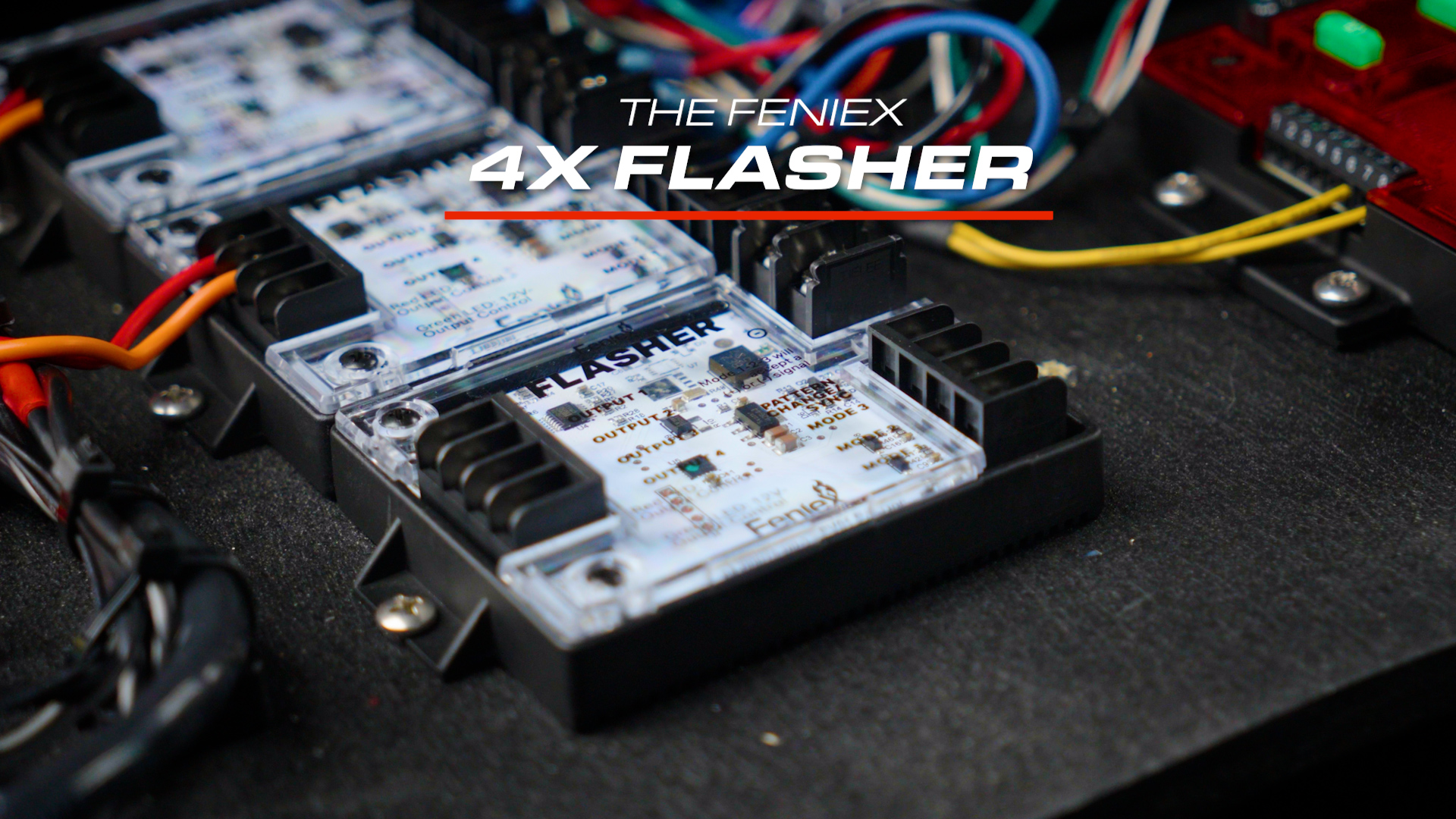 Amazon.com: Feniex 4X Flasher | 3 Programmable Modes, 4 Output