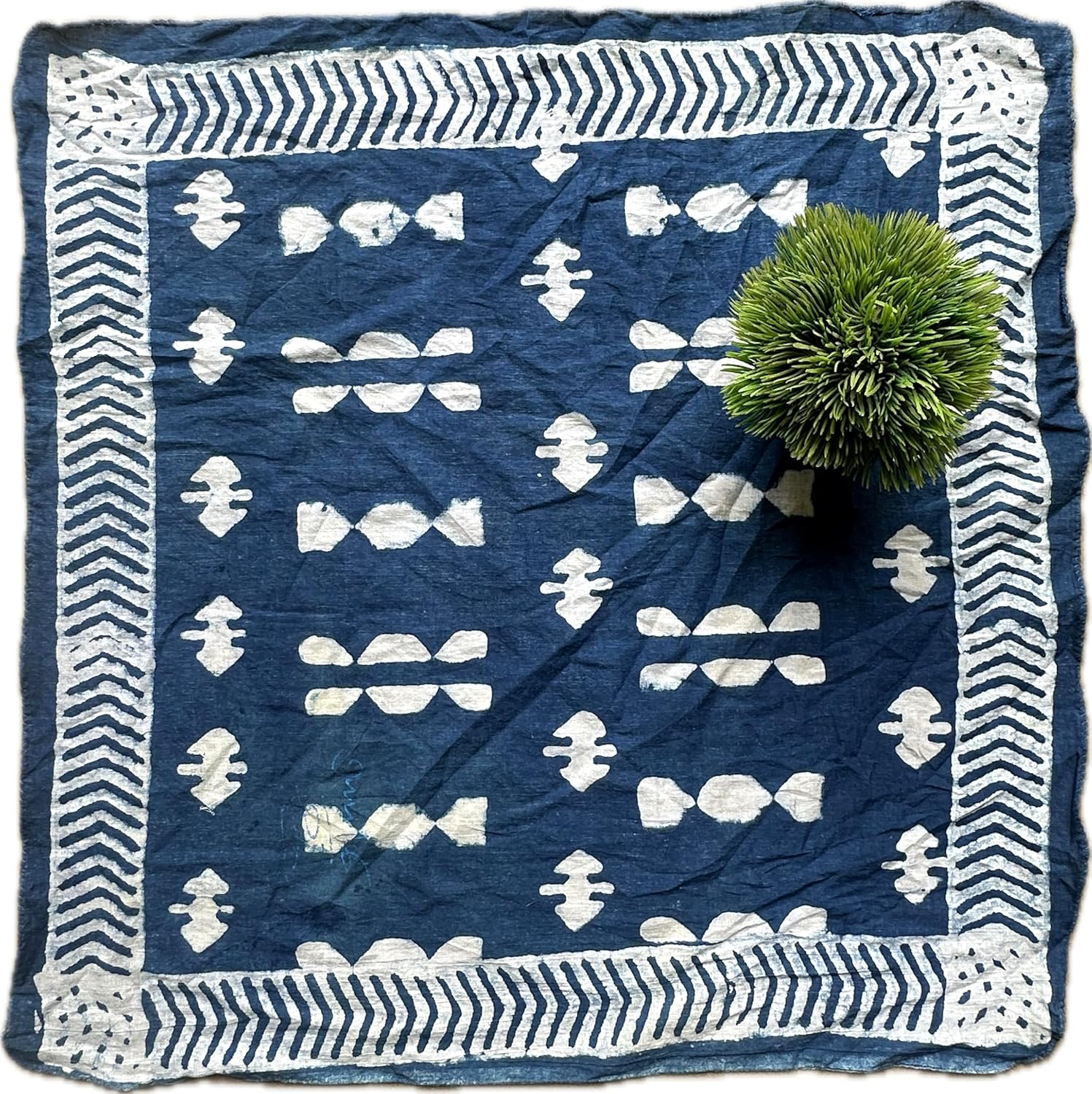 Organic Cotton Bandana Moselle, Bandana Scarf, Paisley Design Scarf, Vibrant Color, Premium-Quality, Winter Scarfs, Unique Design Geometric Hand Printed, Hiking Gift,