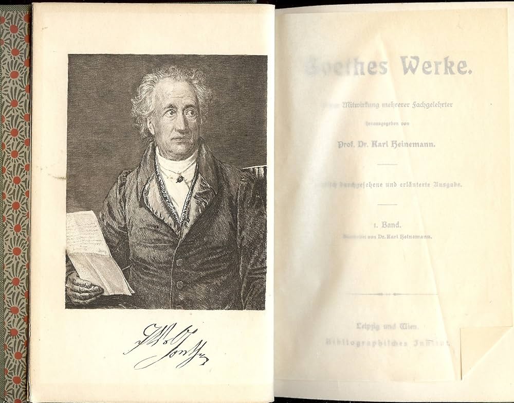 Amazon.com: Goethe's Werke 15 Volume Set: Johann Wolfgang
