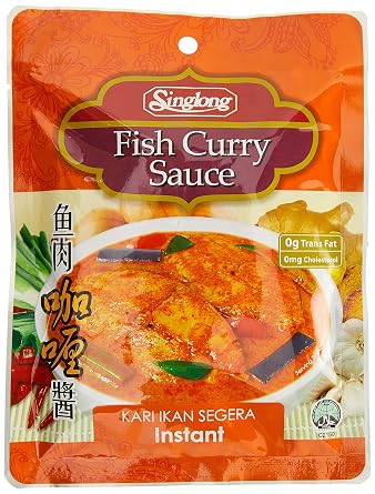 Sing Long Fish Curry Sauce, 1 Pack, 120g