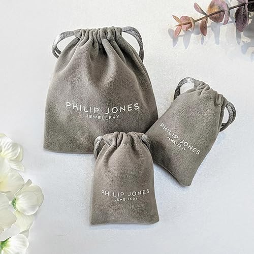 Miniatura 7 de Philip Jones Pulsera de la amistad con halo chapada en oro rosa creada con cristales Zircondia, Chapado en oro rosa, Cristal Zircondia