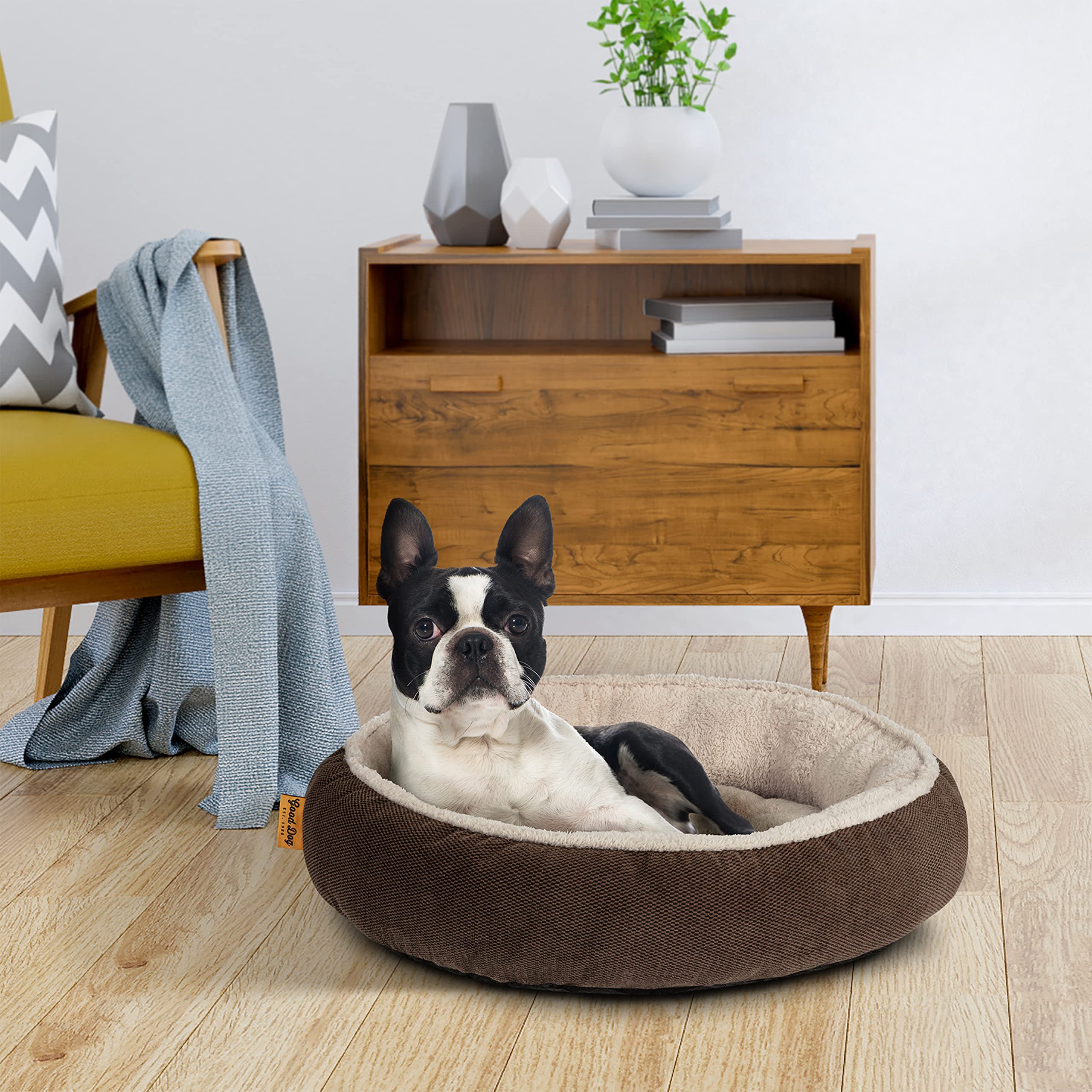 Amazon | Arden Selections 小型犬用ベッド 小型犬用 24インチ タフ