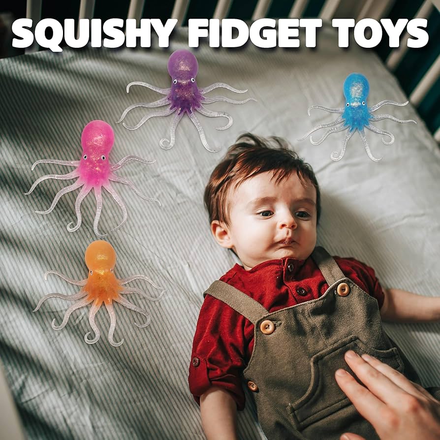 Amazon | ZTATU タコストレスボール 大人用 感覚フィジェット