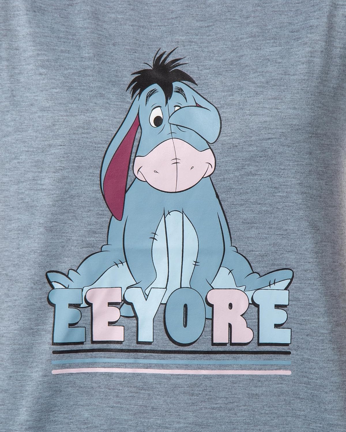 Disney Winnie-the-Pooh Women's Eeyore Character Jogger Sleep Pajama Set - Image 3