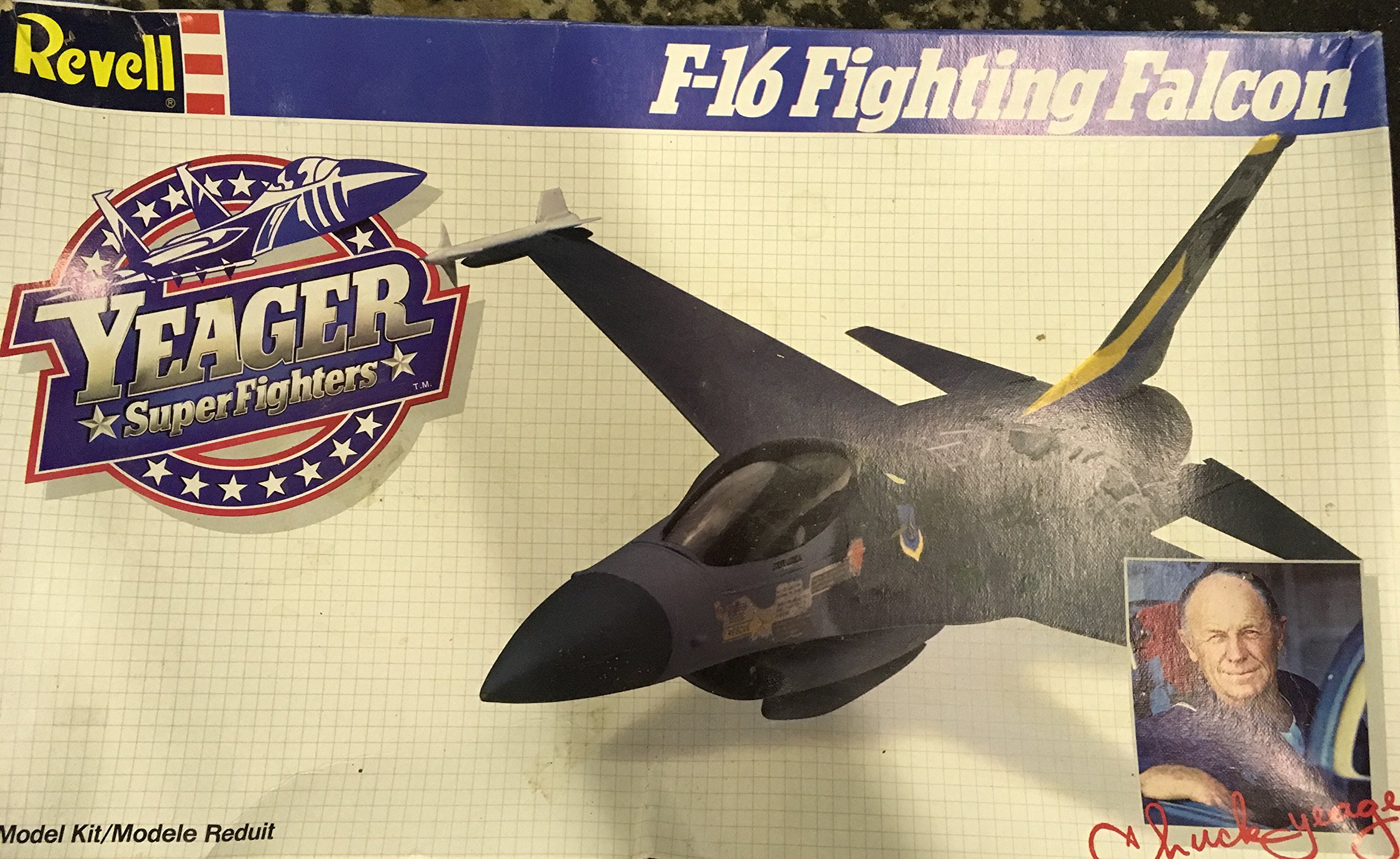 Revell Yeager Super Fighters F-16 Fighting Falcon 1/48 Modelo Kit