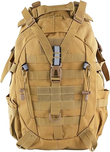 Miniatura 8 de Mochila táctica aiGear para hombres, mochila militar de 25L, mochila de 3 días de supervivencia para camping, senderismo, caza con sistema Molle,