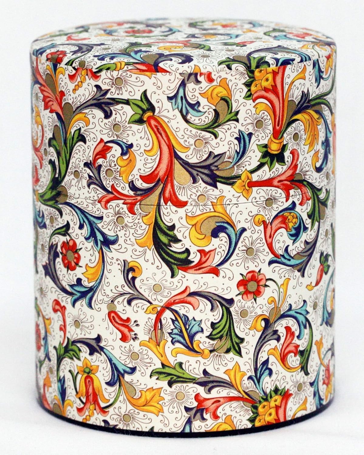 Tea Tin Canister: Florence Collection Long 5.3oz (150g) TSC-053, Japan