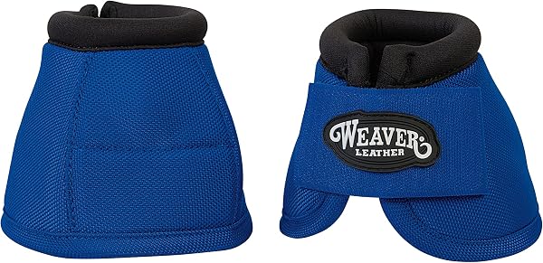 Weaver Leather Ballistic No-Turn Bell Boots, Black, Medium - 2