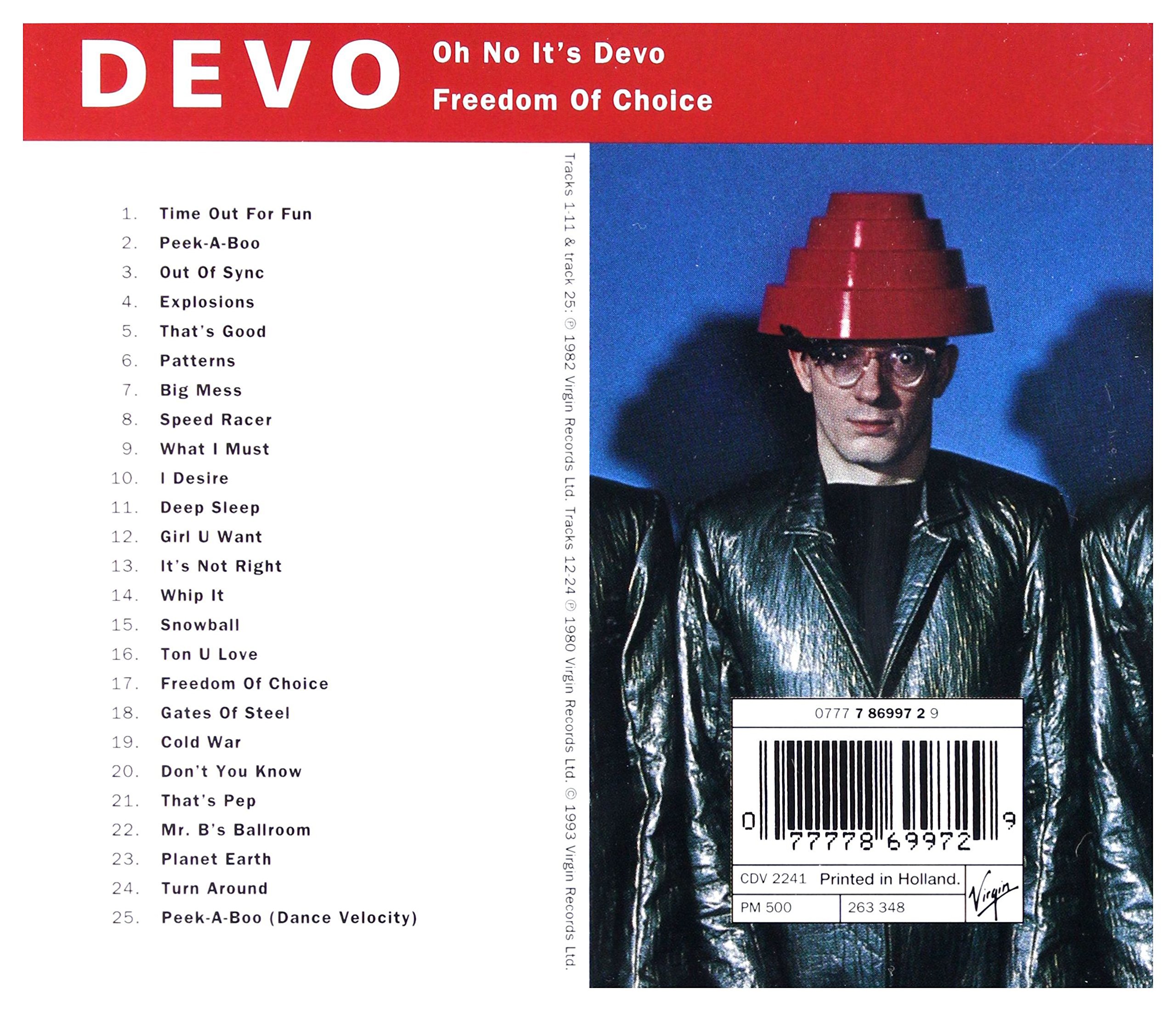 Oh No It's Devo / Freedom Of Choice