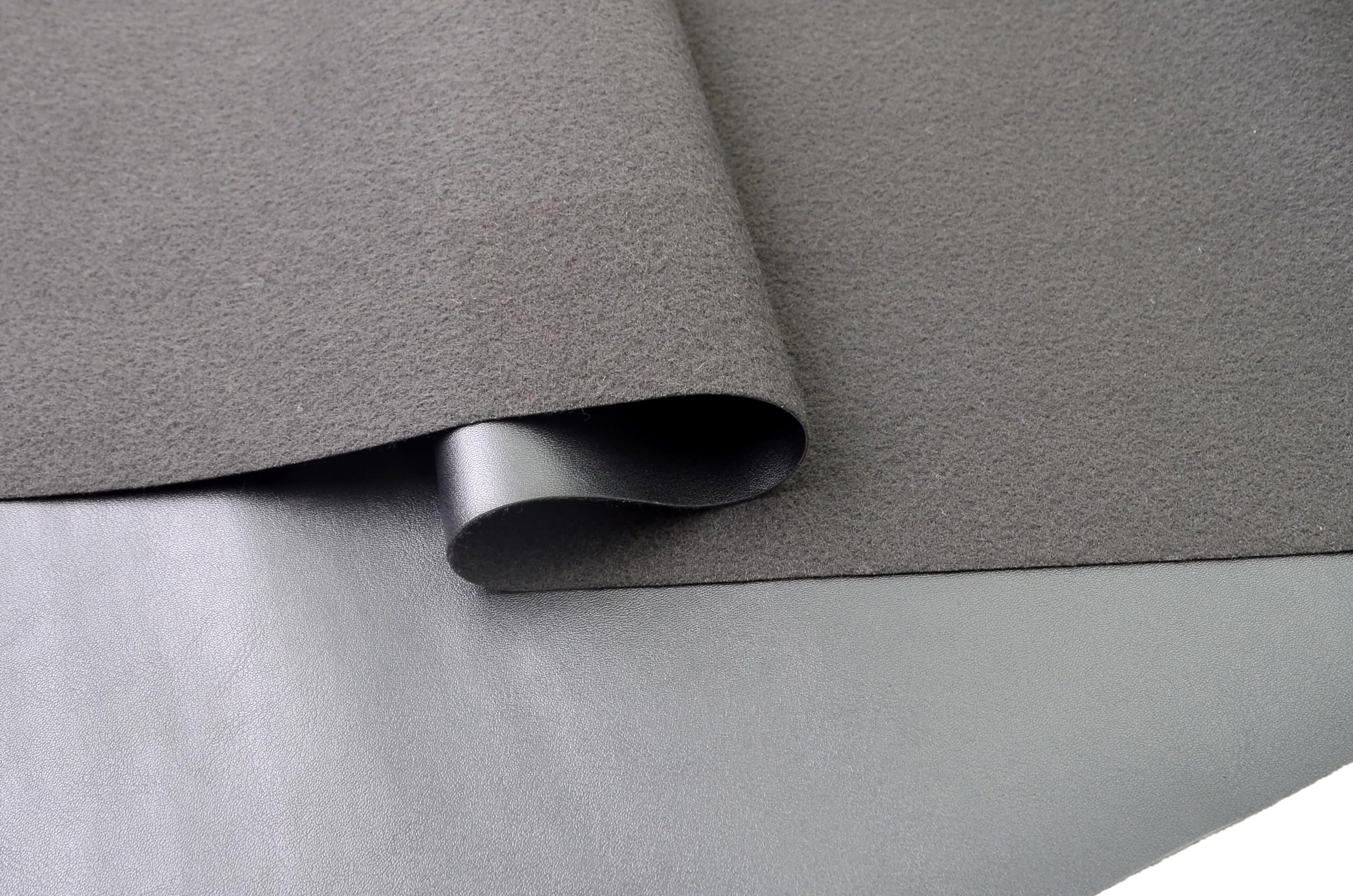 Tela de piel sintética negra de becerro de 1 yarda, 54 x 36 pulgadas, tela de cuero sintético suave por yarda, vinilo negro para tapicería para sofá, bolsas, sillas, asientos de coche, manualidades
