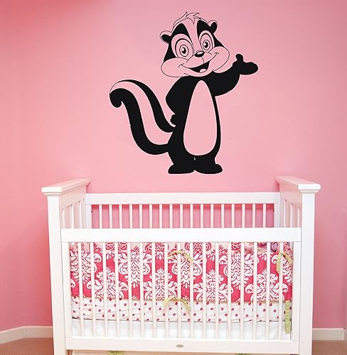 Mapache Vinilo calcomanía calcomanía arte pared extraíble de pared Cuarto de niños decoración de la habitación de los niños (19nry3)