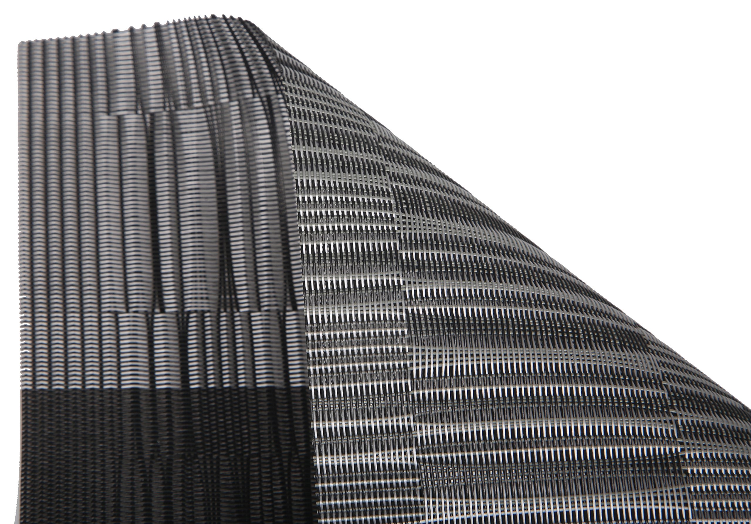 Runner Da Tavola Famibay In Vinile Lavabile - Tovaglietta Antiscivolo 135x30cm Per Cucina E Tavolo Da Pranzo, Nero - Foto 7