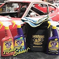 Vista 5 de Wizards Kit de detalles de automóvil de 5 piezas – Kit profesional de detalles de automóvil para principiantes – Accesorios de coche para hombres
