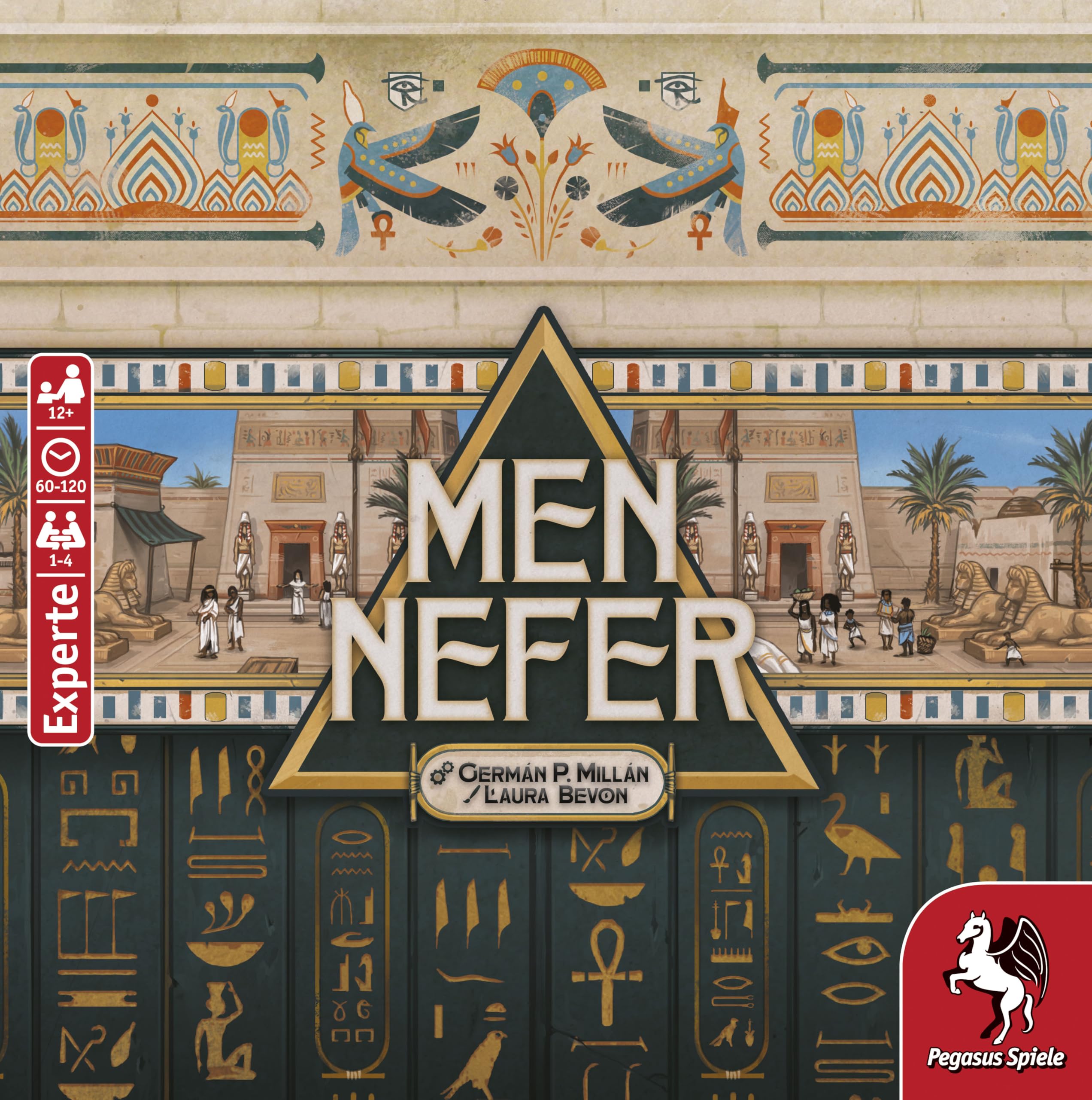 Pegasus Spiele Men-Nefer, Gold und Schwarz