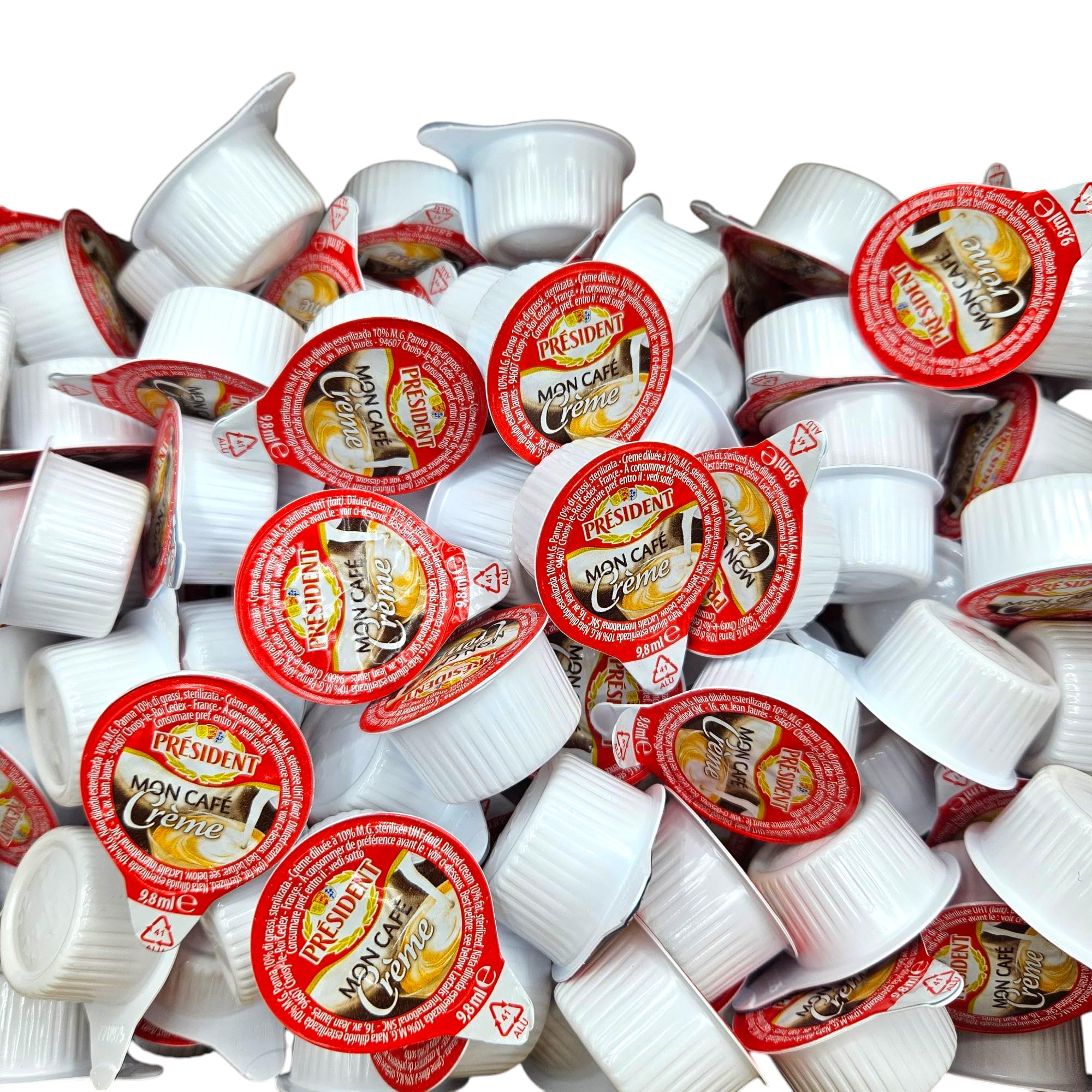Leche Monodosis President - 240 Unidades - Nata Diluida 10% M.G - 240 x 9,8 ml