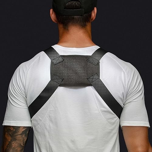 Miniatura 5 de MVRK Bolsa de pecho resistente al agua - Bolsa táctica ligera para entrenamiento al aire libre, mochila de pecho para correr para hombres con