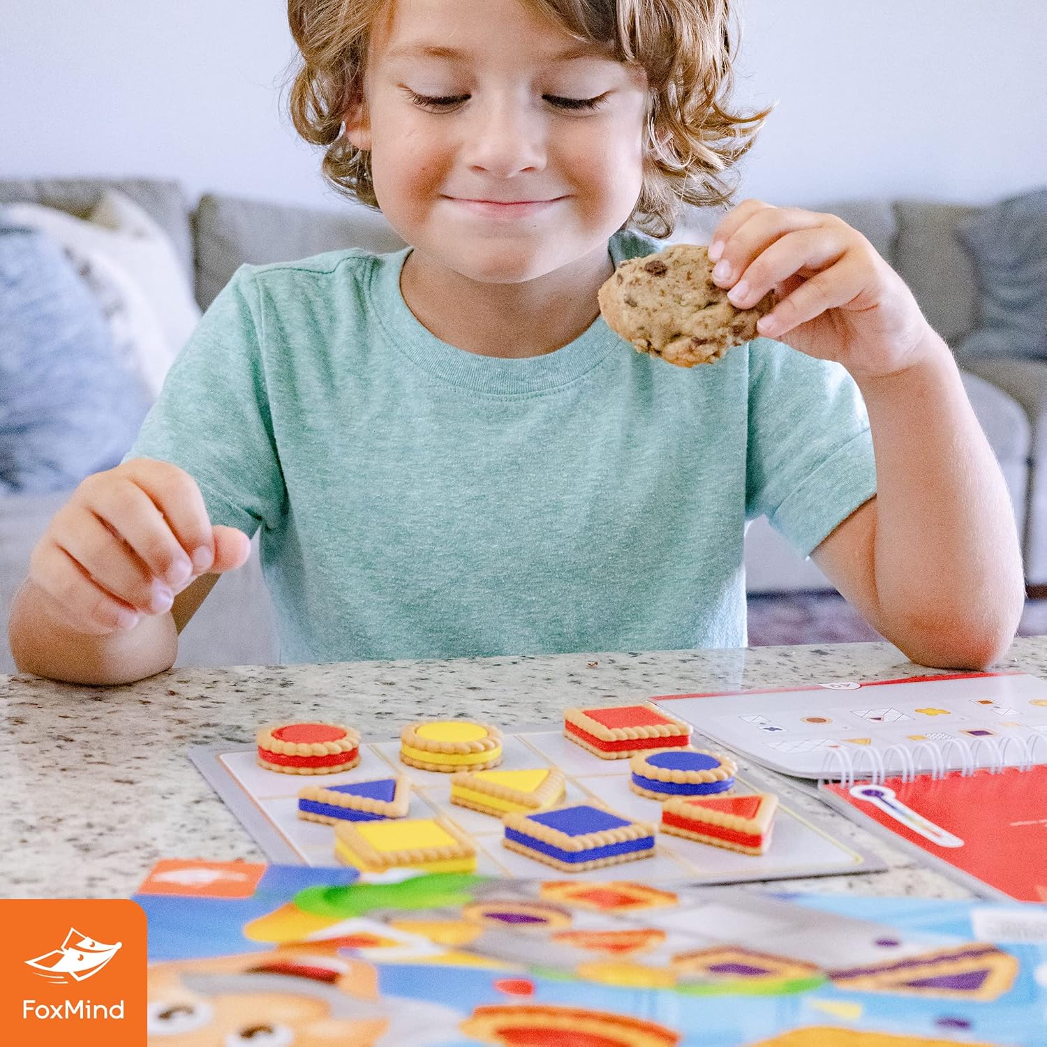 FoxMind Games: Smart Cookies Logic Puzzle Game, Deduction Game for Kids Ages 6+ and Brain Teaser Lovers, STEM Learning Toy from Brain Builder Series, Develops Problem-Solving Skills, 1+ Players