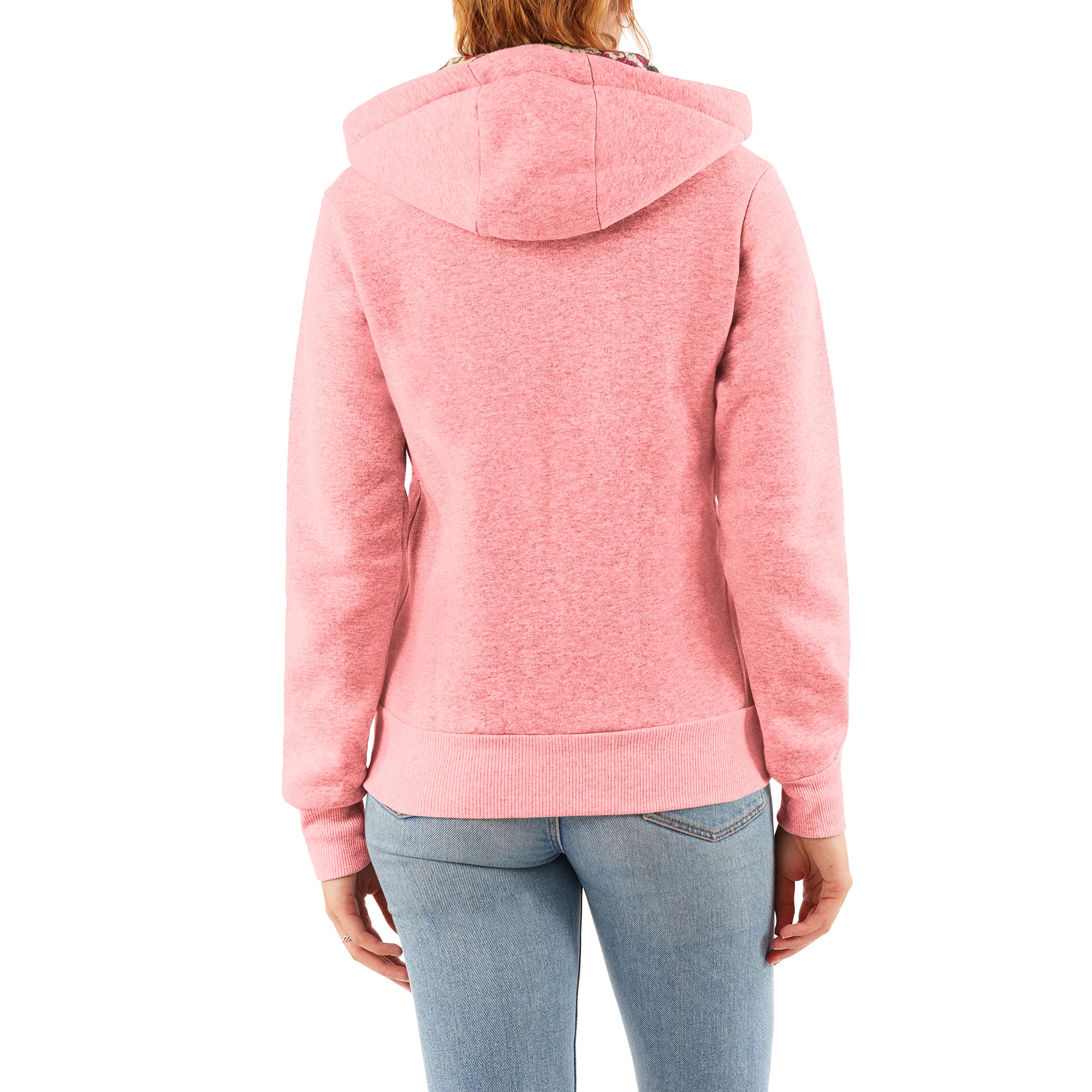 GEO NORWAY FABEAUTE Lady - Sudadera Mujer Capucha y Bolsillos - Sudadera de Mujer Sudadera Casual Chaqueta - Sudadera Hoodie Mujeres Cremallera Zip Tops Deportivo Comoda