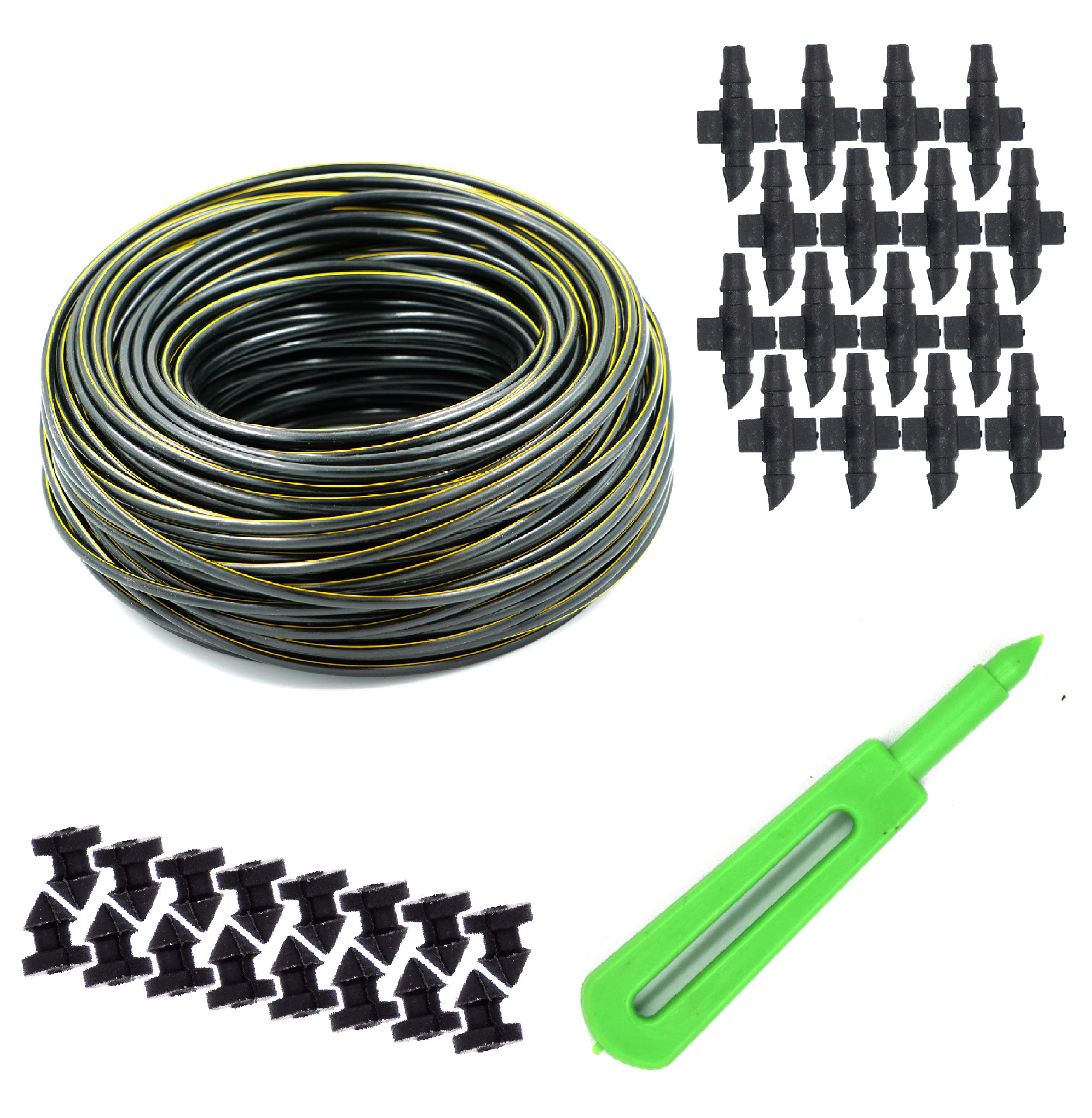 BHAGIRATH - Drip Irrigation 4MM Feederline Pipe with 4mm Pin Connector (50 Meter) (B095LLWD8R) Amazon Price History, Amazon Price Tracker