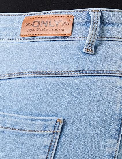 ONLY ONLROYAL BIKER ZIP - Jeans Skinny Fit - washed black/zwart denim