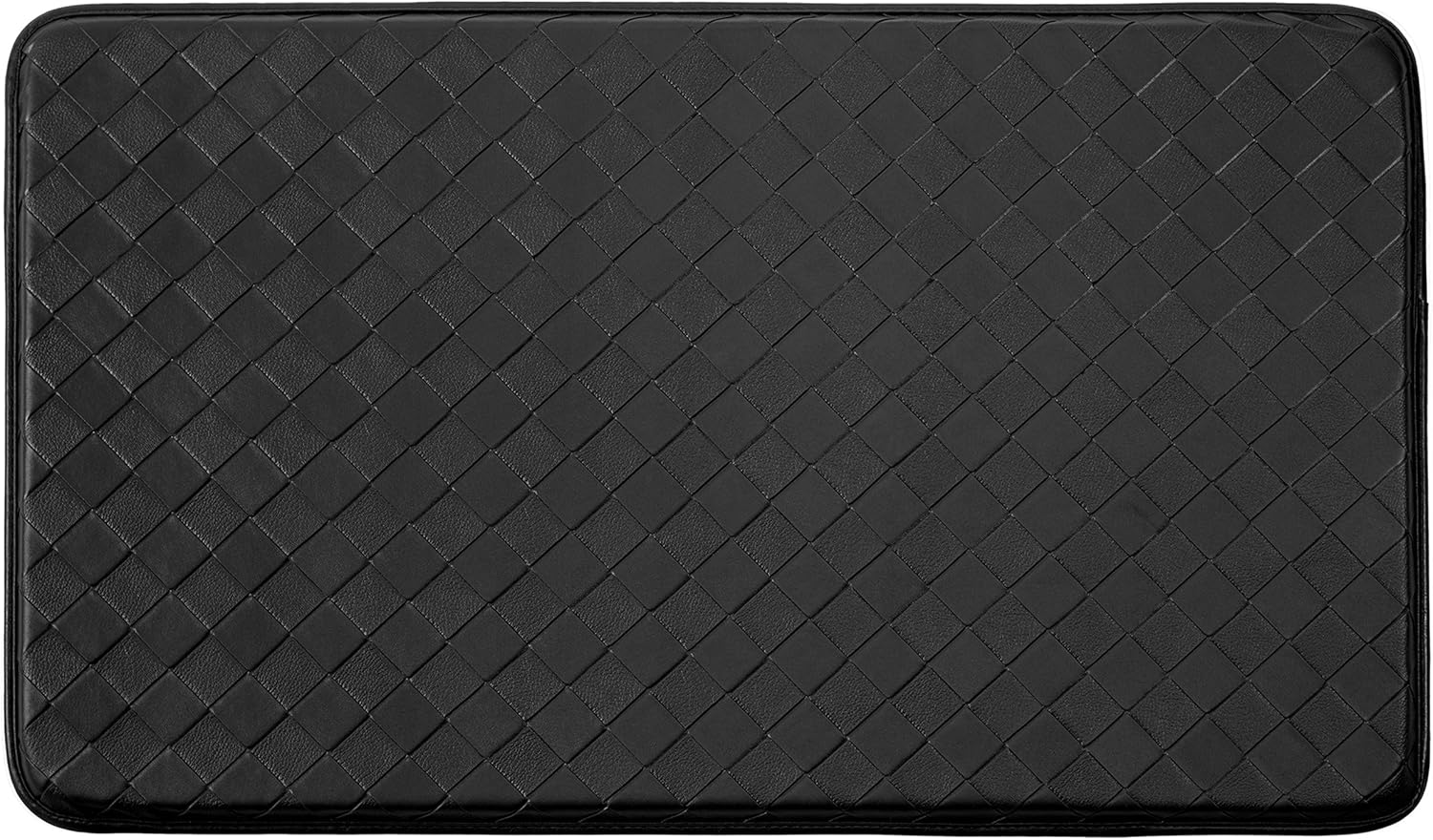 Chef Gear – Anti-Fatigue Kitchen Mat, Basketweave Design, Cushioned Comfort Chef Mat, Standing Relief & Support, Skid-Resistant, Measures 18" x 30", Red