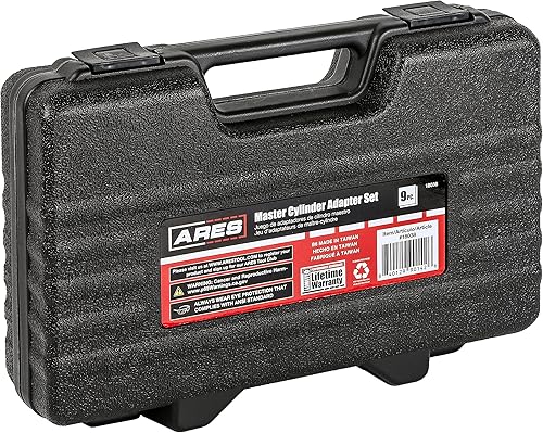 Miniatura 7 de ARES 18038-Juego de adaptadores de cilindro maestro de 9 piezas, adaptadores incluidos que funcionan en la mayoría de los depósitos de cilindro