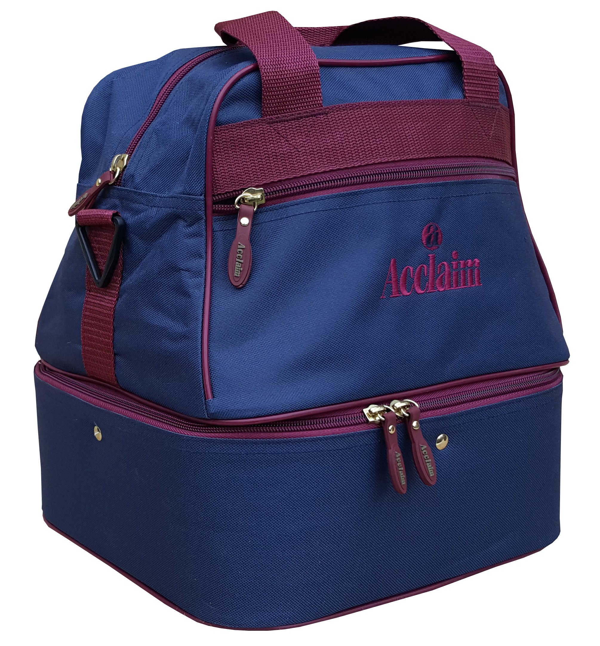 Acclaim Staple - Mini bolsa de bolos de nailon de doble piso para cuatro cuencos con correa para el hombro, modelo 2024