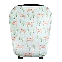 Vista 9 de Copper Pearl Funda multiusos: fundas de asiento de automóvil, funda de lactancia y funda de cochecito para el sol, tela elástica, uso para todas