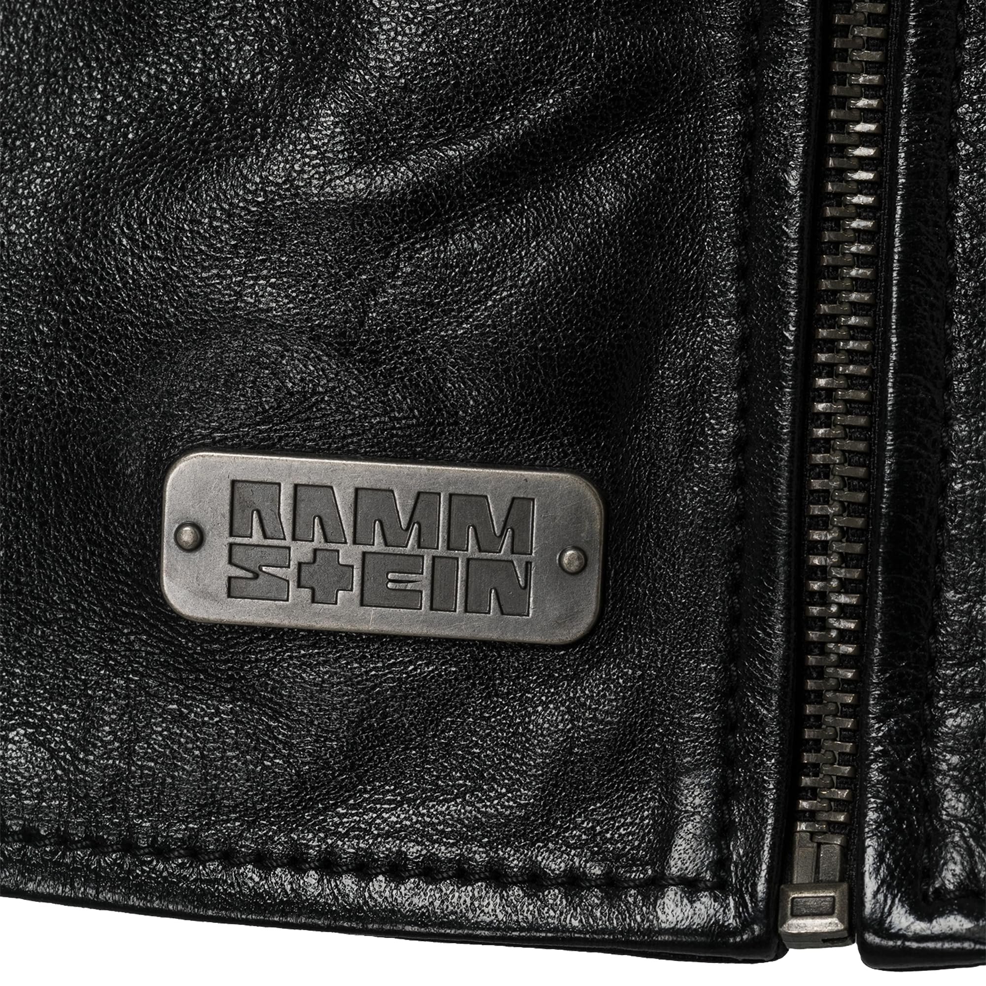 Rammstein Damska kurtka skórzana skrzydła, czarna, oficjalny produkt